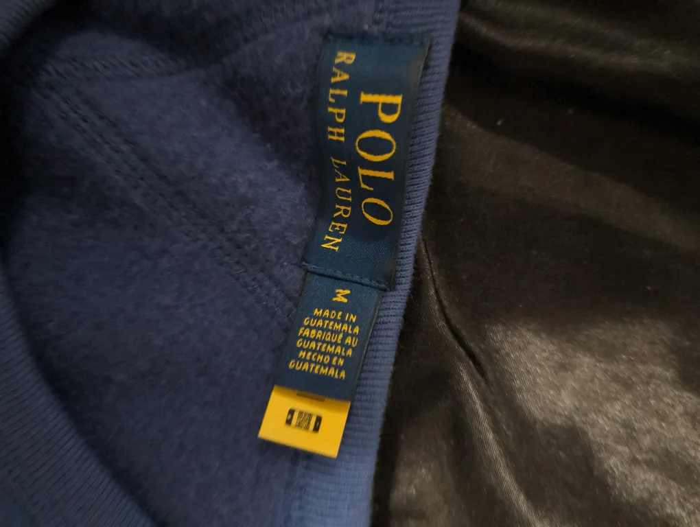 light blue polo Ralph Lauren crewneck image indicator(2)