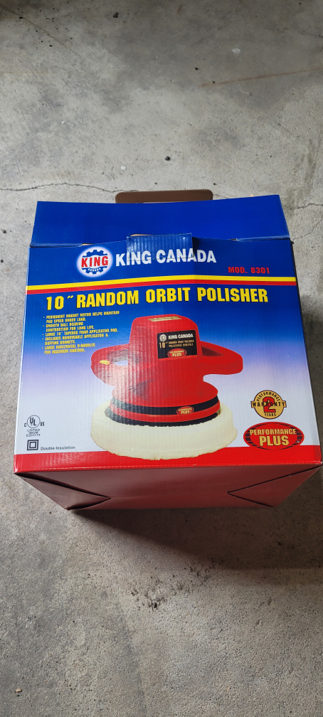 King Canada 10" Random Orbit Polisher - Model 8301