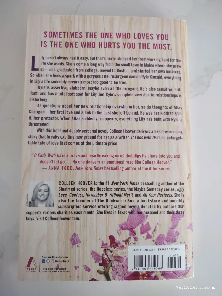 It Ends With Us by Colleen Hoover - A Novel image indicator(2)