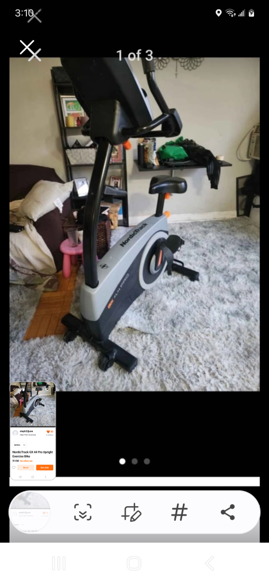 NordicTrack GX 44 Pro Upright Exercise Bike