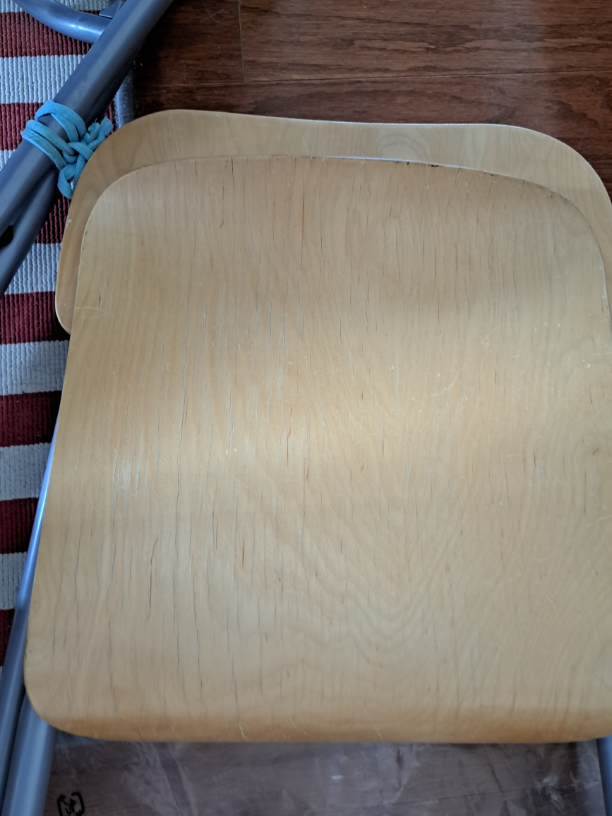 Pair of Mid-Century Modern  bar Folding Stools - photo 3