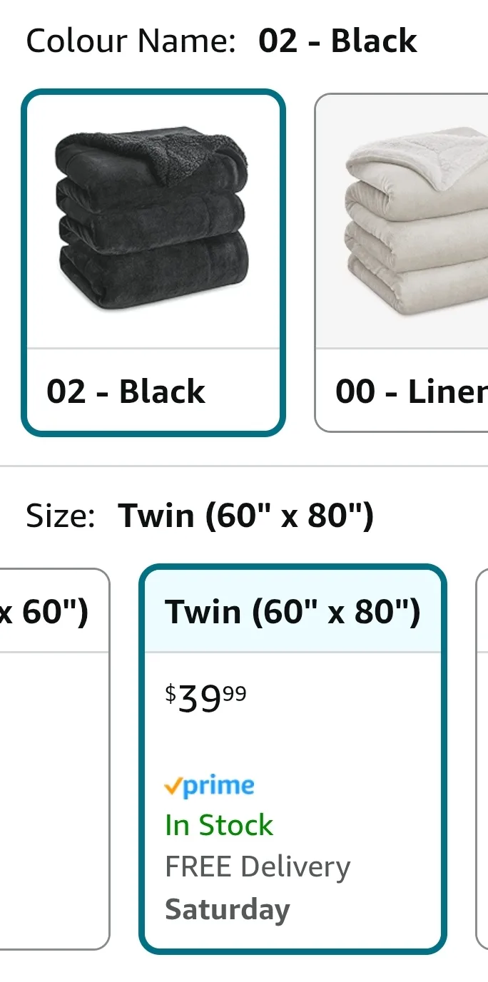 New Bedsure Sherpa Blanket - Twin 🧡 image indicator(5)