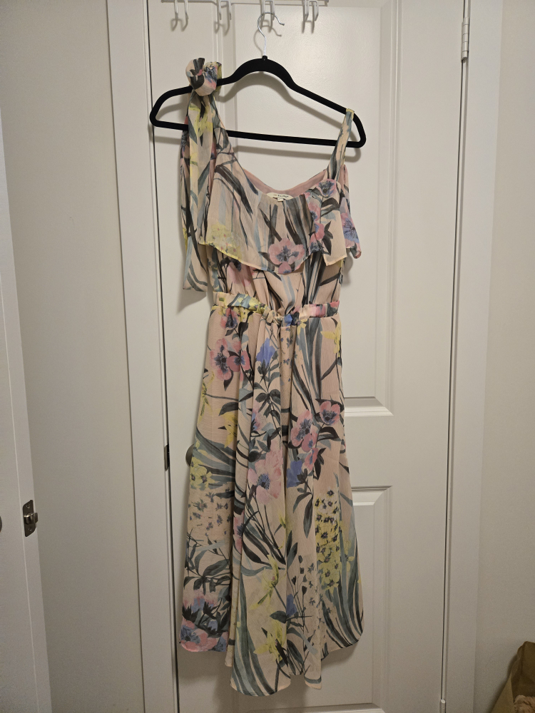 Elise Floral Midi Dress Size Large - photo 2