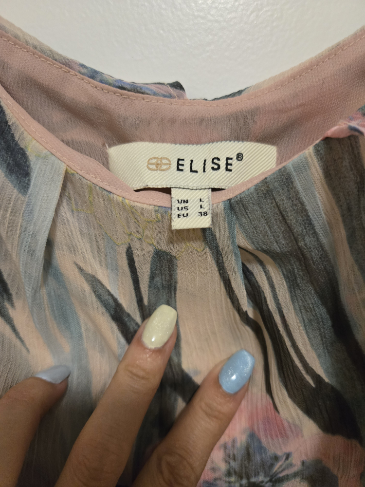 Elise Floral Midi Dress Size Large - photo 3