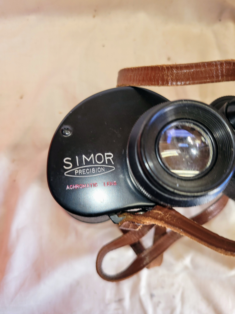Vintage Simor Precision 7x35 Binoculars with Leather Strap - photo 3