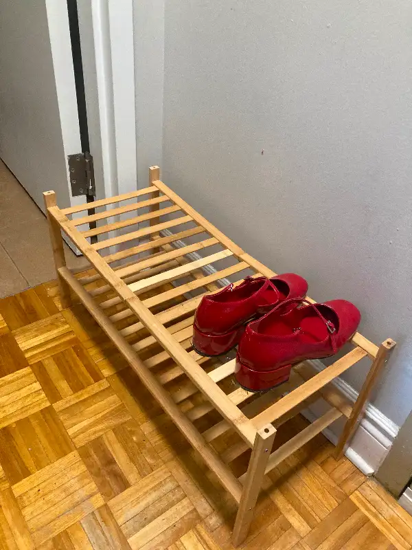 Bamboo Shoe Rack