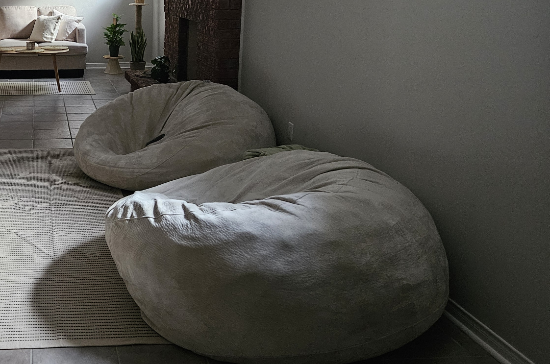 Pair of Large Beanbag Chairs