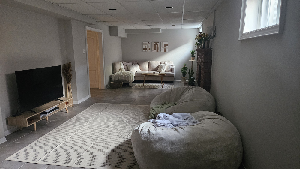 Pair of Large Beanbag Chairs - photo 2
