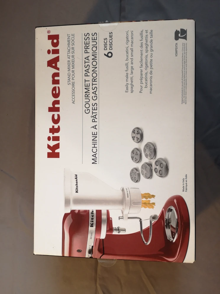KitchenAid stand mixer pasta maker w/ 6 shapes - photo 5