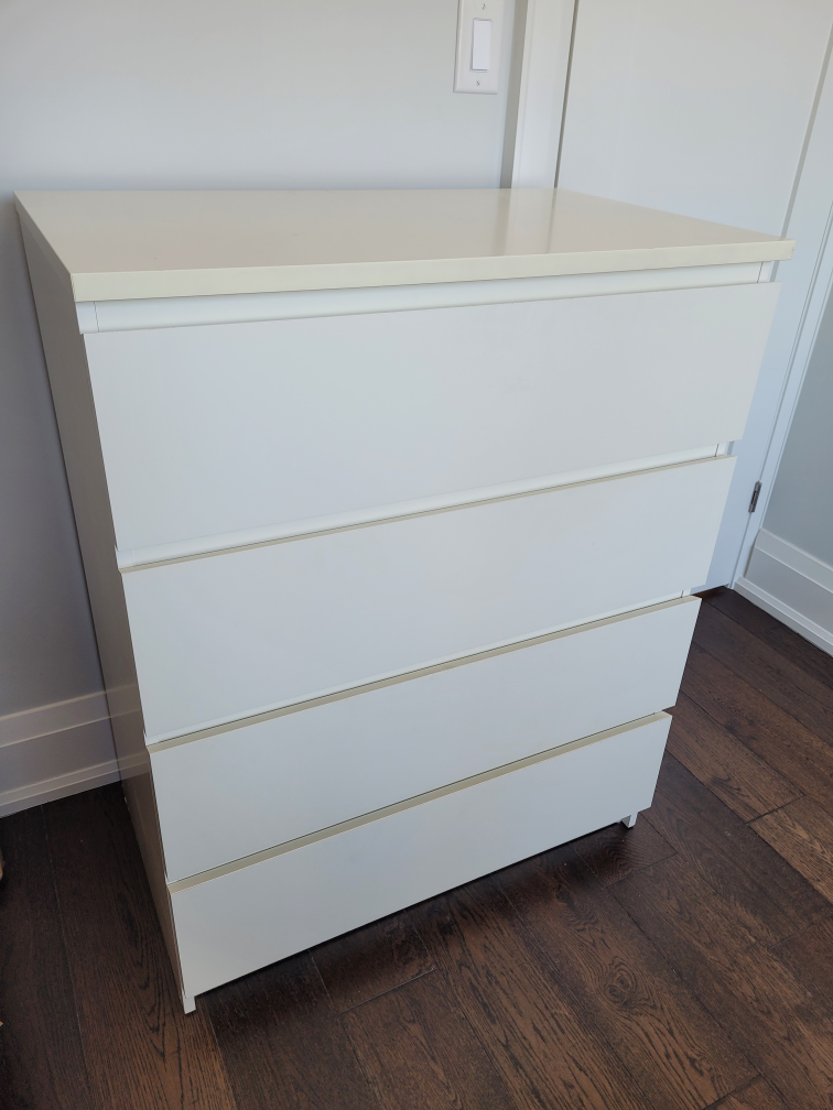 IKEA HEMNES 4-Drawer Chest White