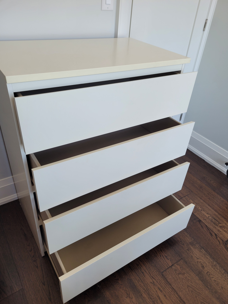 IKEA HEMNES 4-Drawer Chest White - photo 2