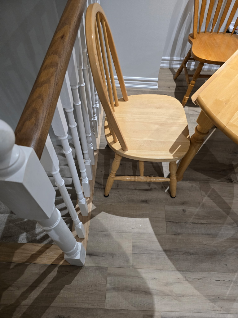 Wooden Drop Leaf Table and Chairs Set - photo 3