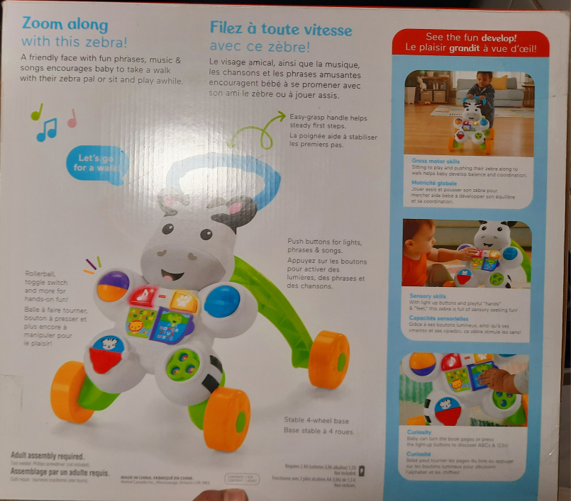 Fisher-Price Learn with Me Zebra Walker - photo 2