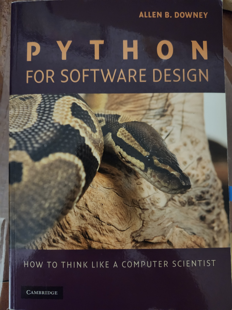 Python for Software Design Textbook