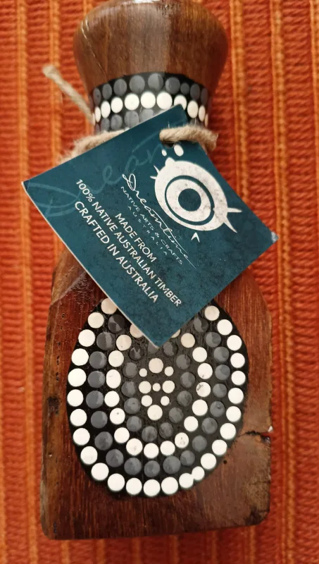 Indigenous Australian Wooden Vase thumbnail
