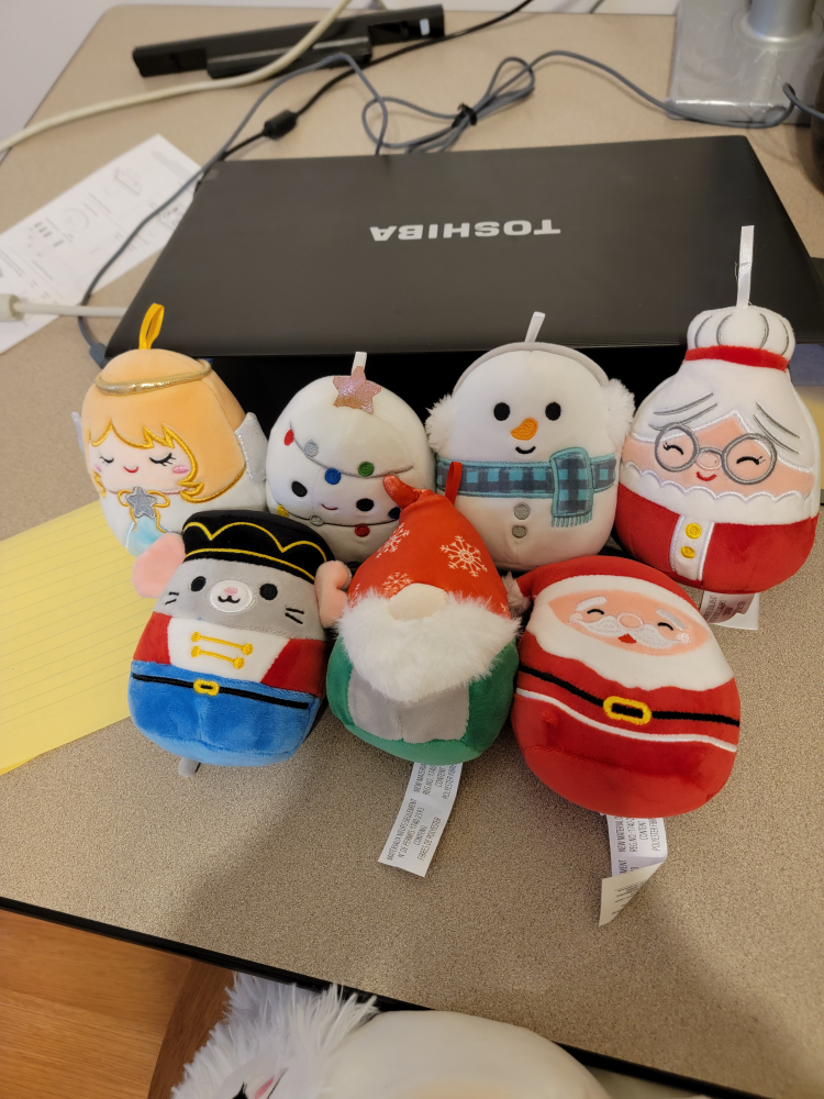 Squishmallows Christmas Plush Set
