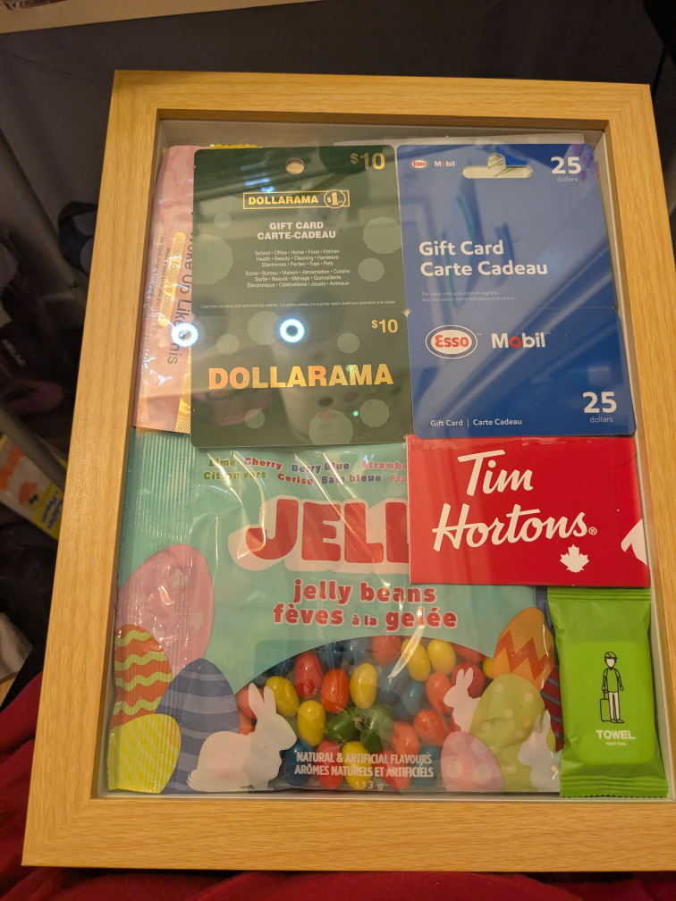 Gift Card and Candy Easter Basket