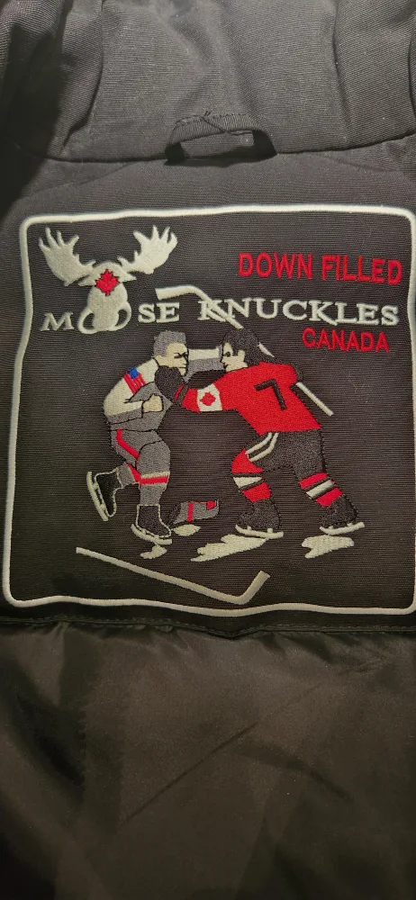 Women's Moose Knuckles Black Down-Filled Parka image indicator(6)