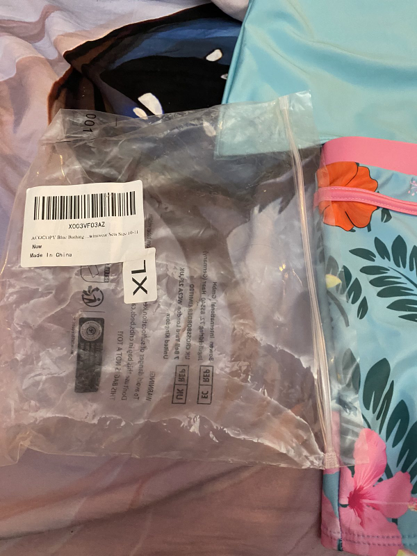 Girls' Size XL Tropical Swimsuit - photo 3
