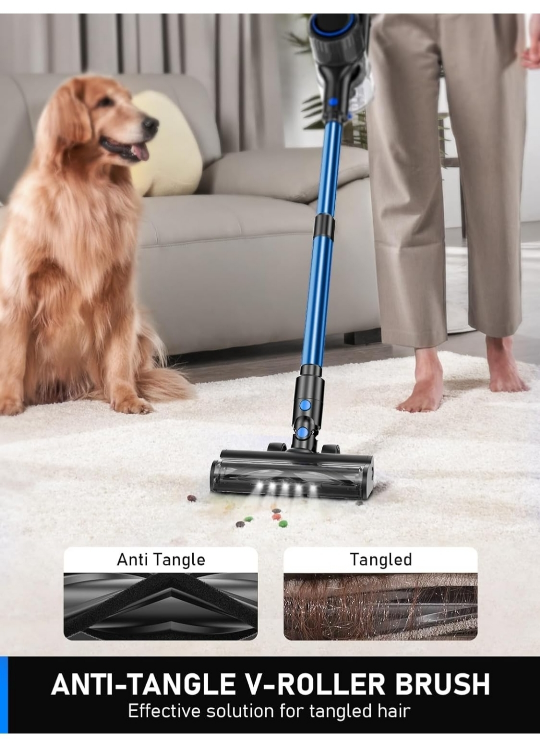 Cordless Stick Vacuum Cleaner with Multiple Attachments - photo 3