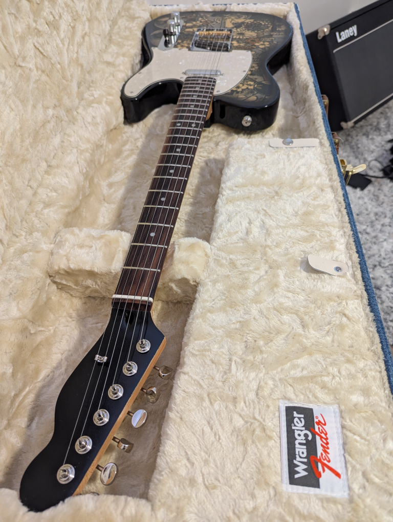 Custom Floral Telecaster Electric Guitar - photo 3