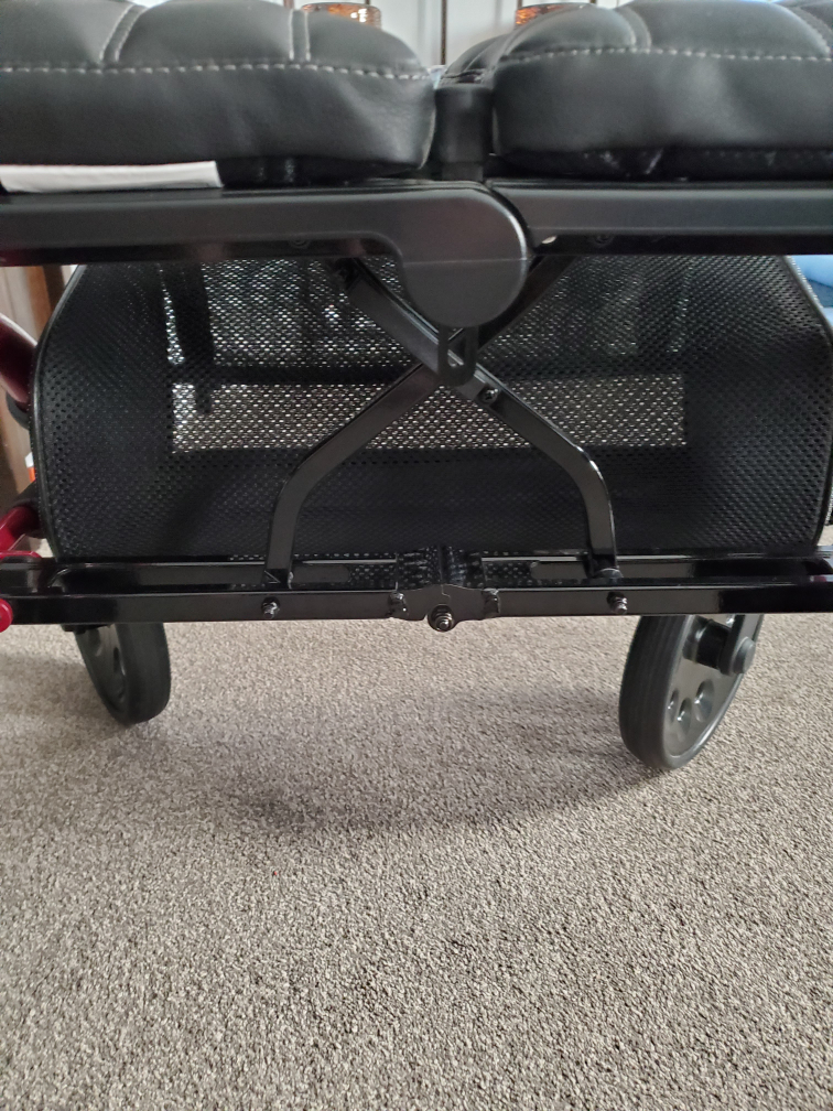 Evolution Xpresso Mini Zero Rollator Walker -  Burgundy - photo 2