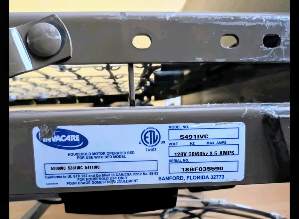 Invacare Heavy Duty Electric Hospital bed & extras EUC image indicator(9)