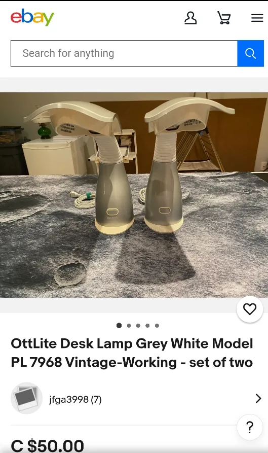 Ottlite Desk Lamp - Silver image indicator(9)