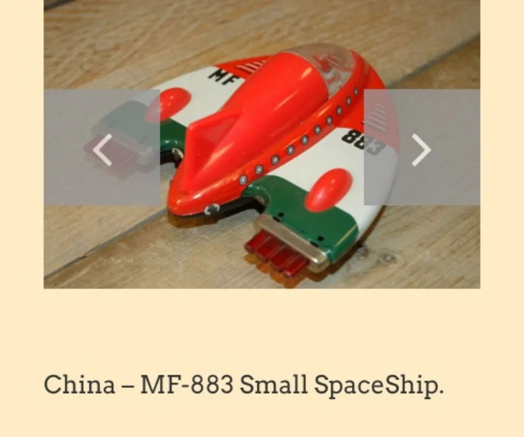 Vintage MF-883 Small Spaceship Toy image indicator(8)