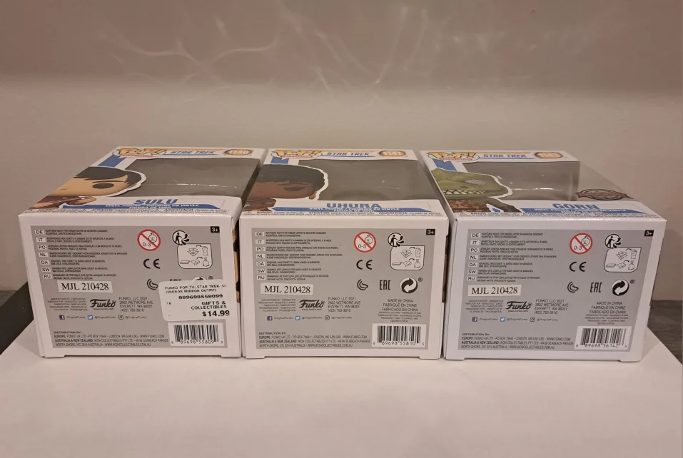 Star Trek Sulu, Uhura, and Gorn Funko Pop! image indicator(6)