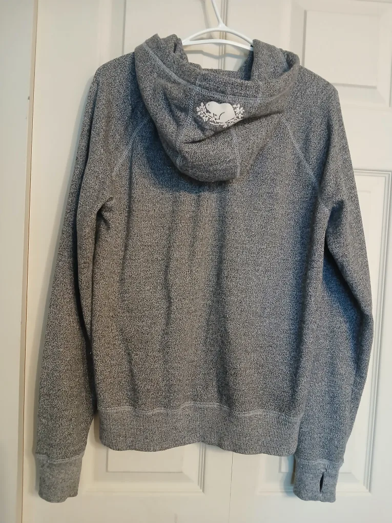ROOTS Grey branded hoodie, size medium (M) image indicator(5)