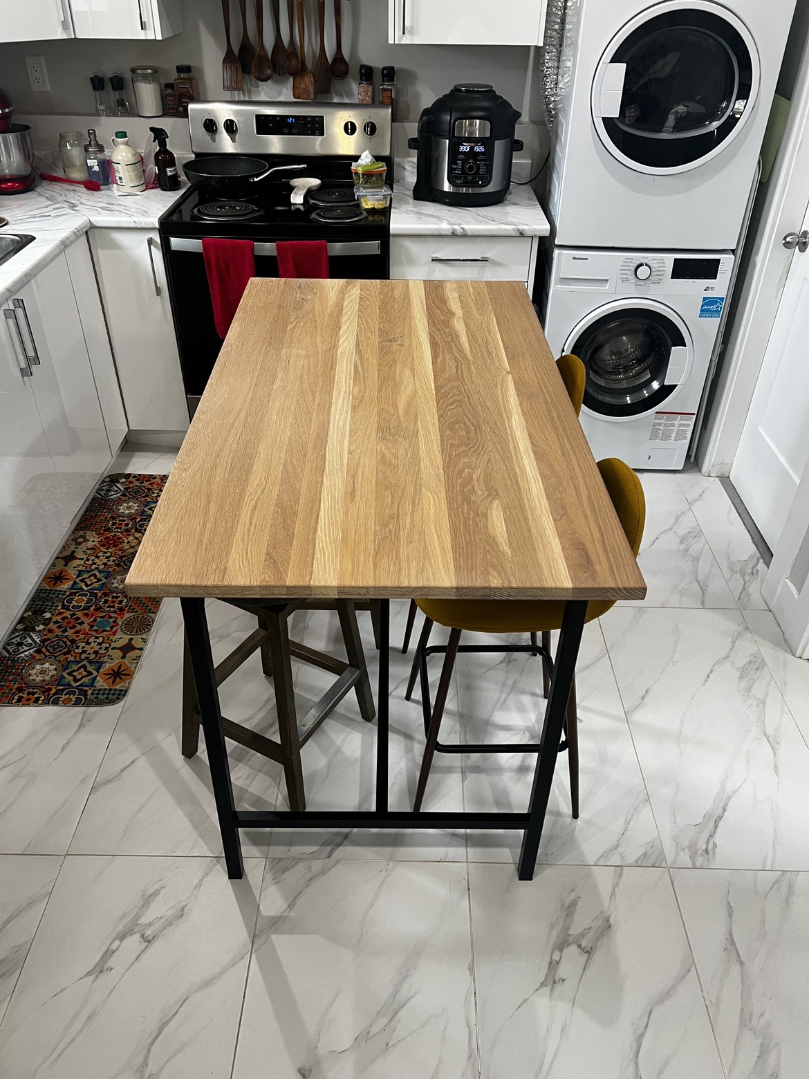 EQ3 solid oak table - photo 3