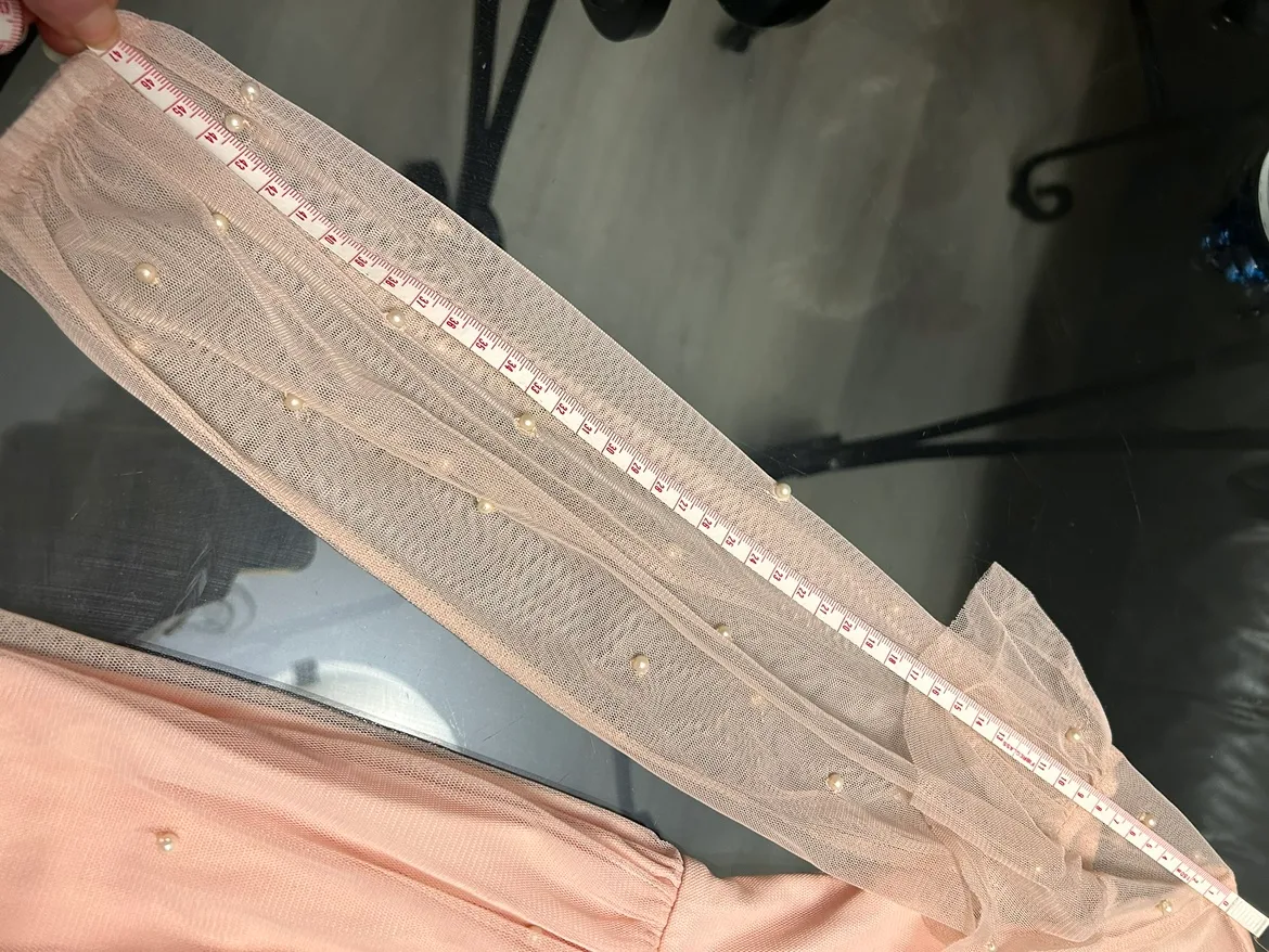 NEXT (England) Elegant dress with pearls. 6-9years(116-226cm) image indicator(10)