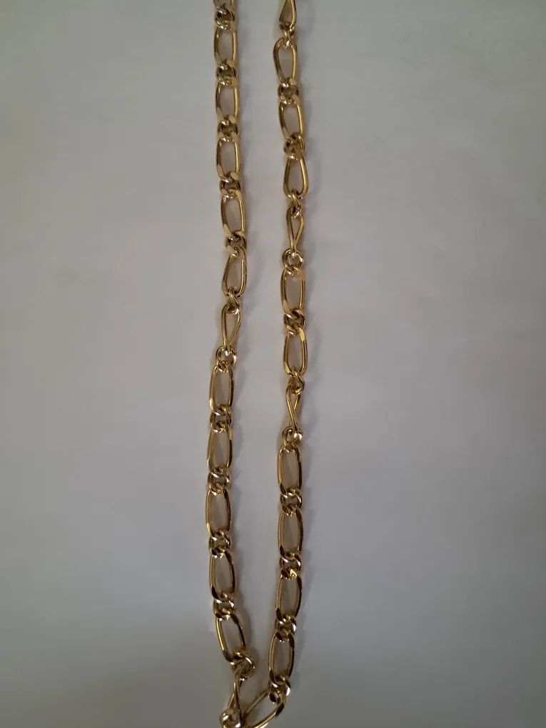 Gold Figaro Chain Necklace costume jewellery image indicator(2)