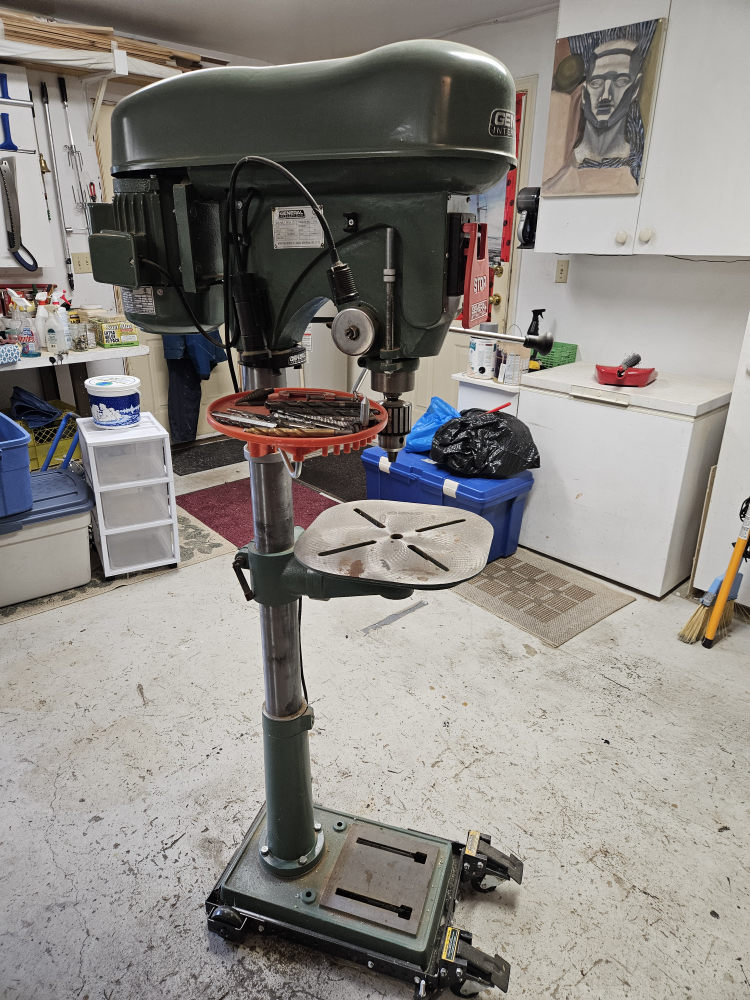 General International 1 HP Floor Drill Press - photo 2