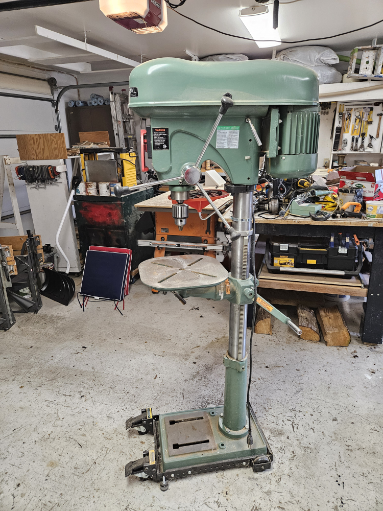General International 1 HP Floor Drill Press - photo 4