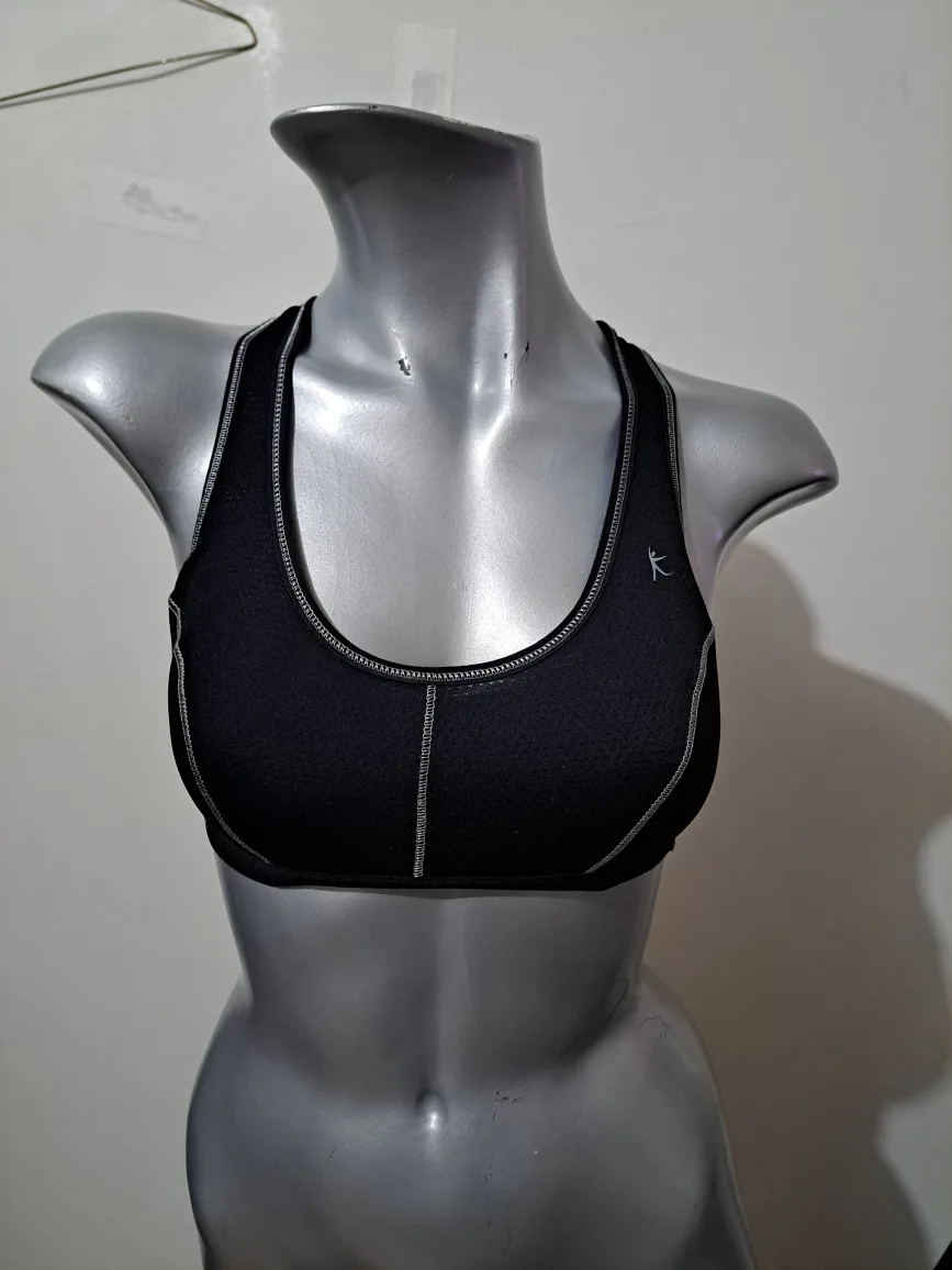 Danskin Now Black Sports Bra x2 thumbnail