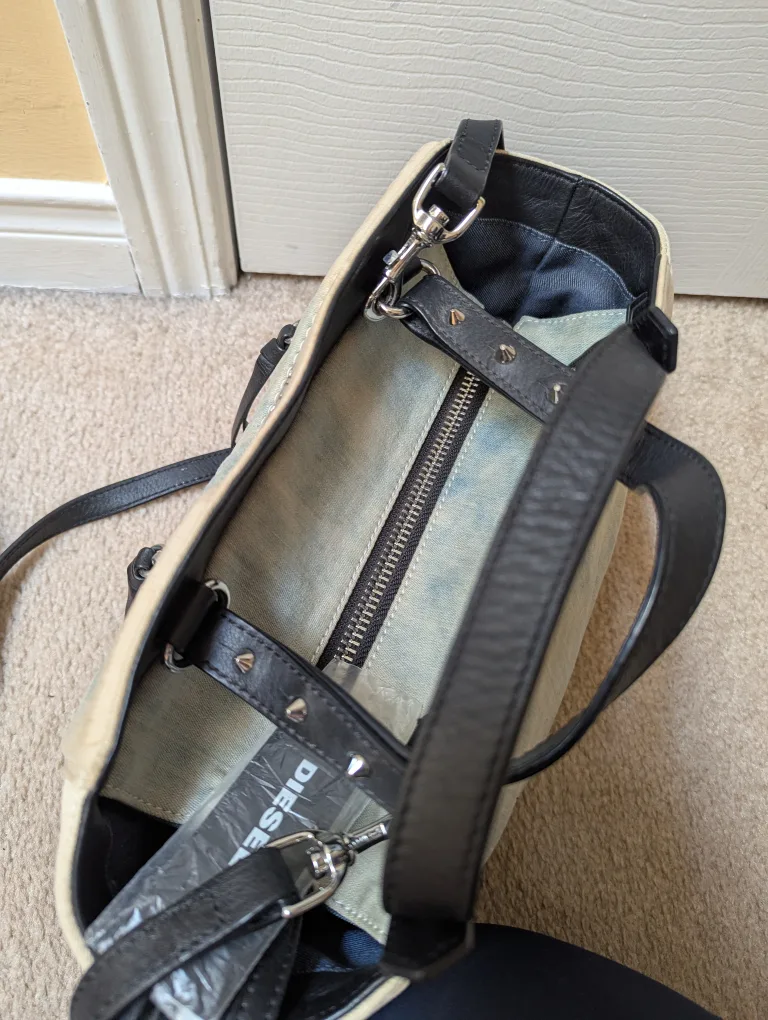 Diesel Light Blue Denim Handbag image indicator(2)