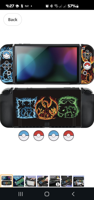 Nintendo Switch Pokemon Case