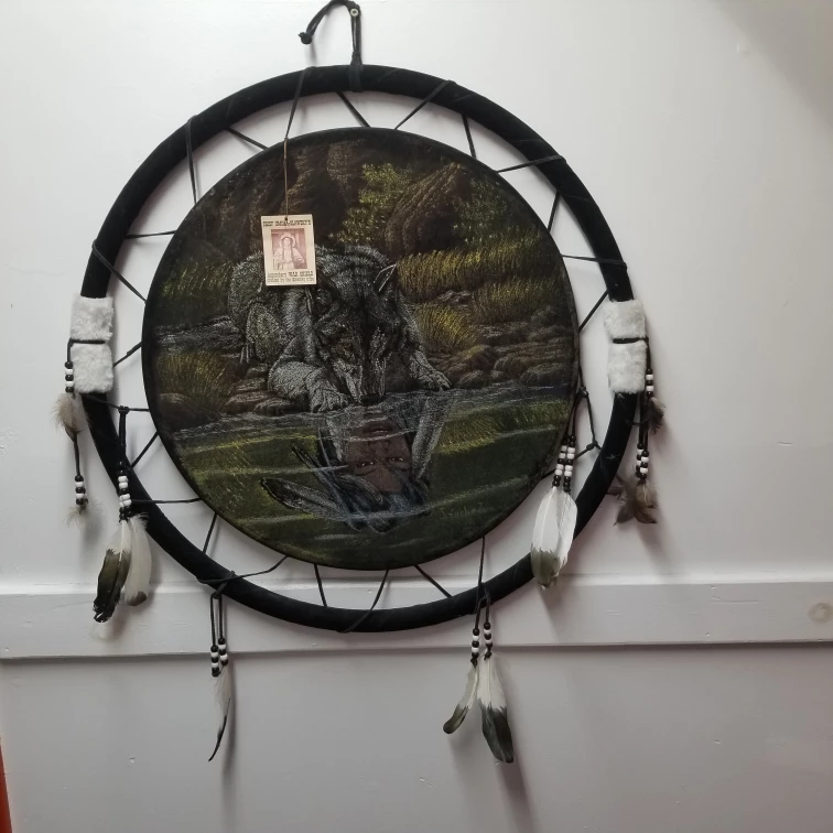 Chief Umcha-Slawsky's Legendary War Shield Wall Hanging