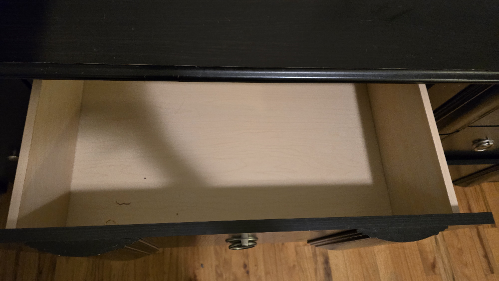 Black 6-Drawer Dresser - photo 2