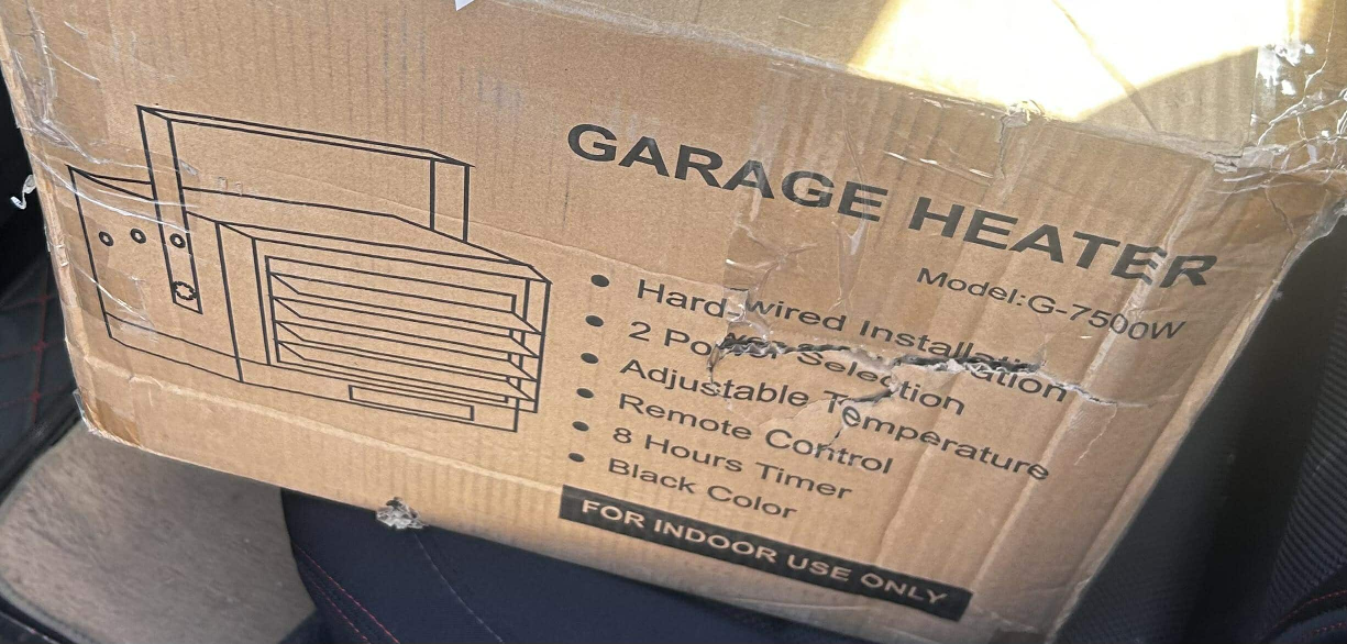 Gleaming Star 7500W Garage Heater with Remote & Timer