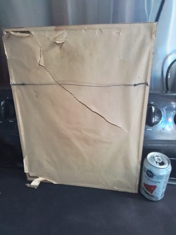 Framed Watercolor Painting of African scene Signed image indicator(7)