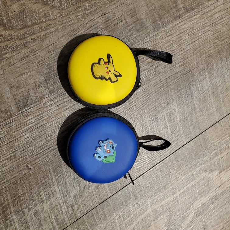 Pokemon Zipper Pouches - Pikachu & Bulbasaur image indicator(2)