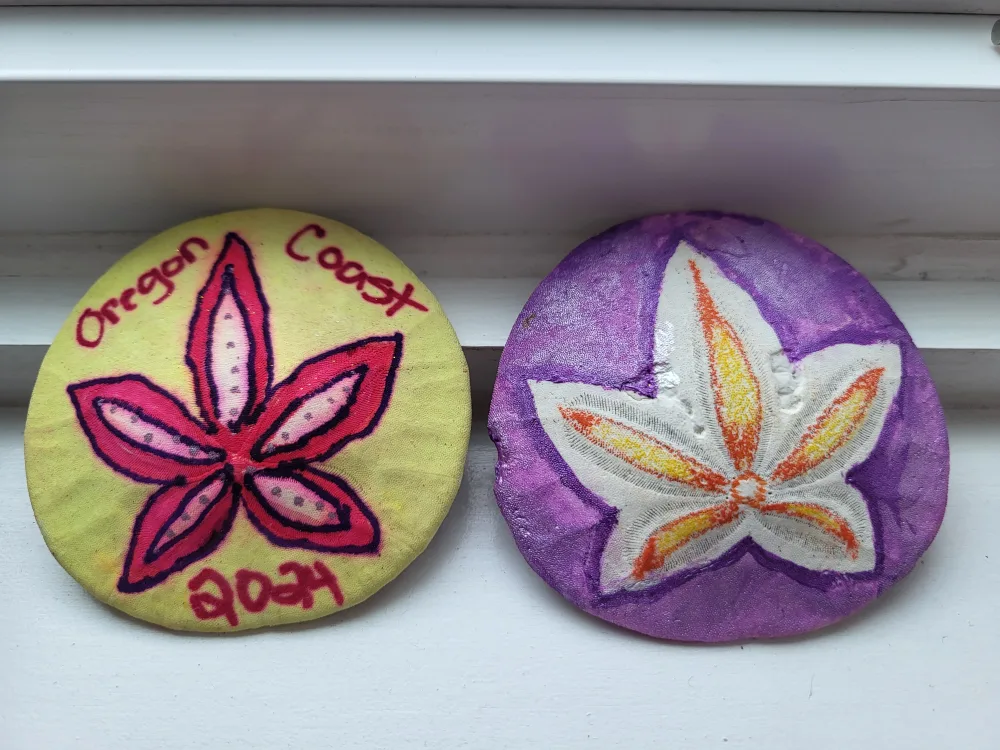 Hand painted Sand Dollars image indicator(2)