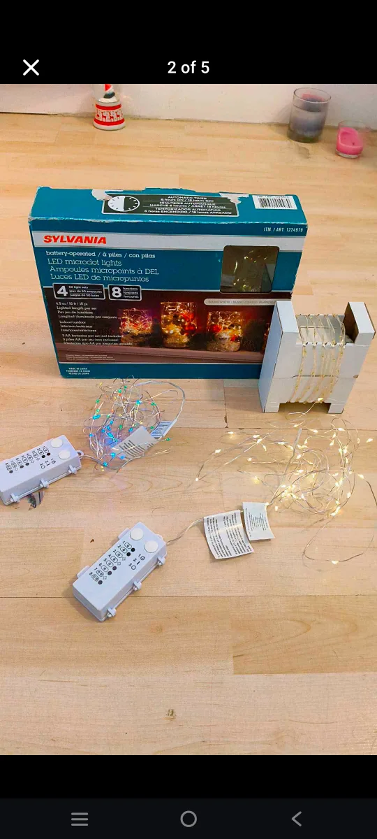 Sylvania Battery-Operated LED Micro Lights
