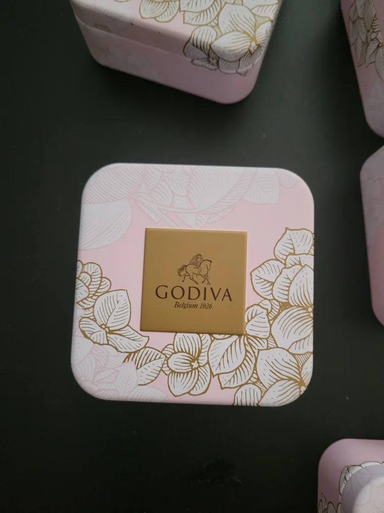 10 empty tins from  "Godiva"  Chocolate image indicator(4)