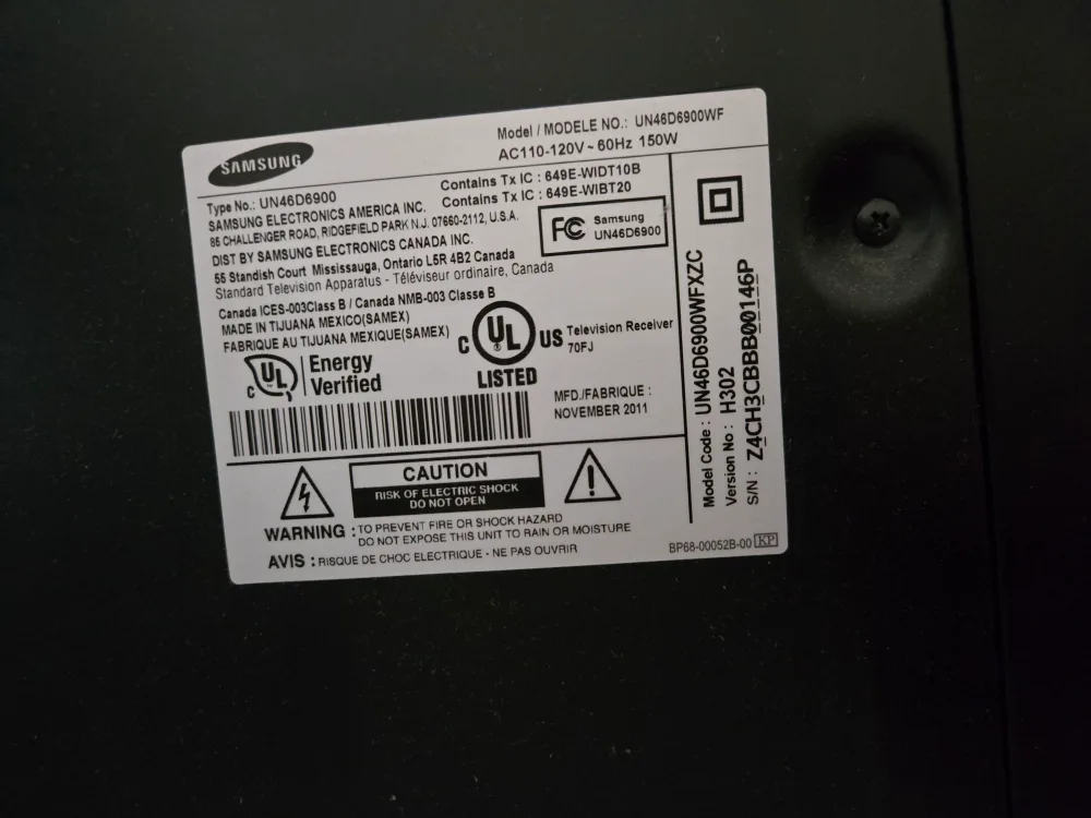 Samsung UN46D6000WF 46-inch Smart TV image indicator(3)