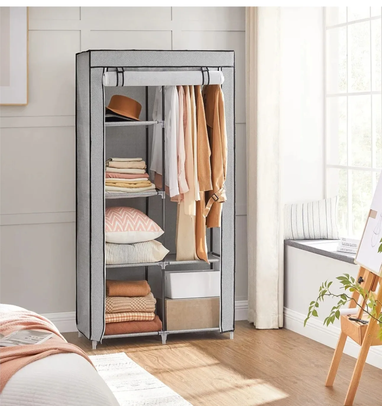 Portable Closet Wardrobe Storage Organizer image indicator(5)