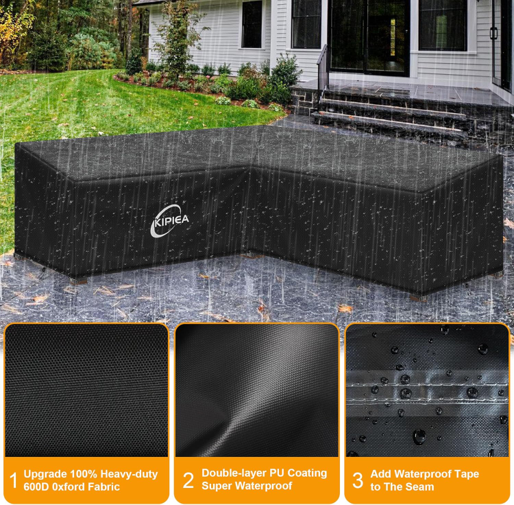 Outdoor Patio Furniture Cover for Sectional Sofa BNIB - photo 3